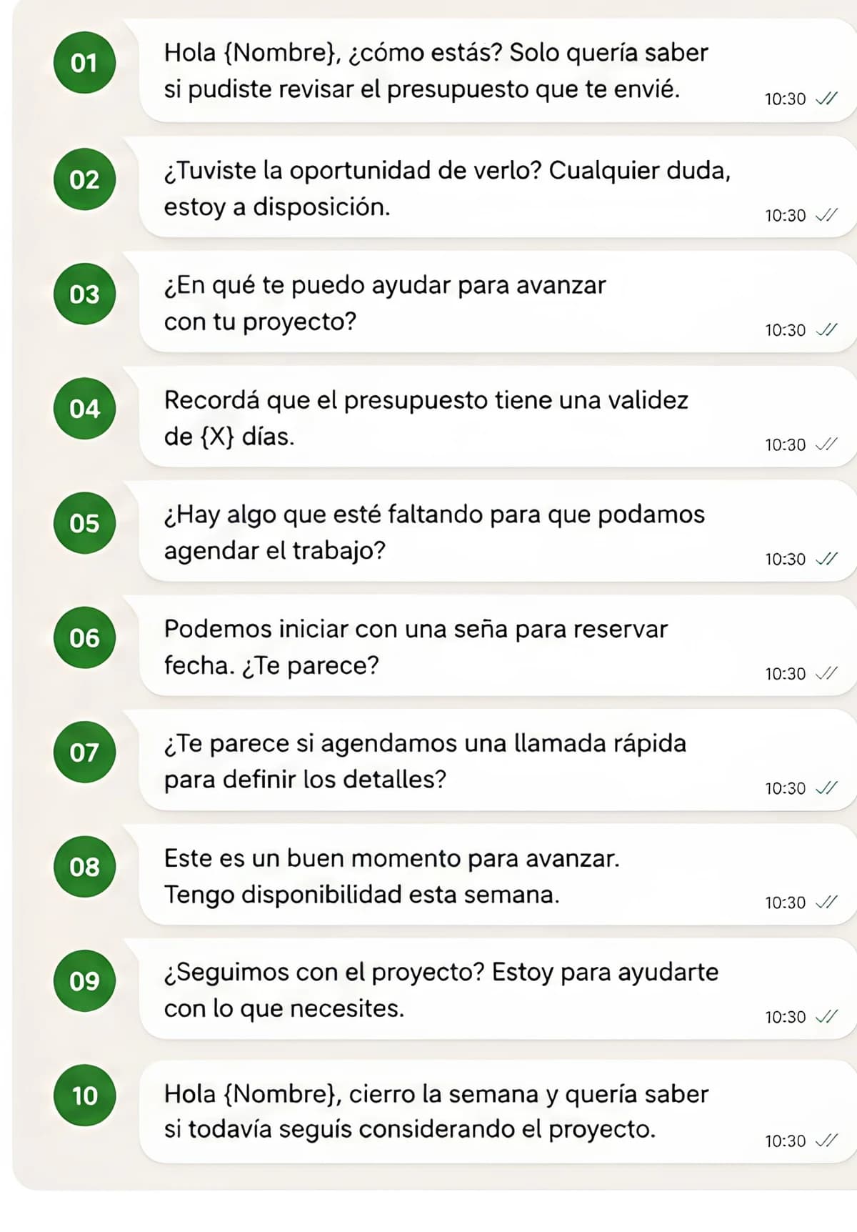 Vista previa de Guía de mensajes de WhatsApp para cobrar y hacer seguimiento